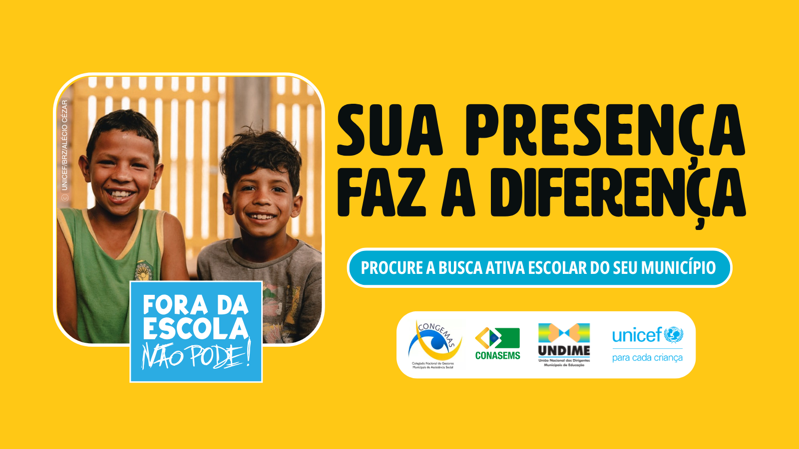 Busca Ativa Escolar completa 8 anos de garantia dos direitos das crianças e adolescentes