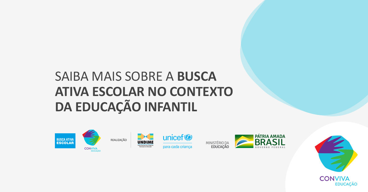Videoconferência Diálogos sobre a Busca Ativa Escolar no contexto da educação infantil Videoconferência Diálogos sobre a Busca Ativa Escolar no contexto da educação infantil