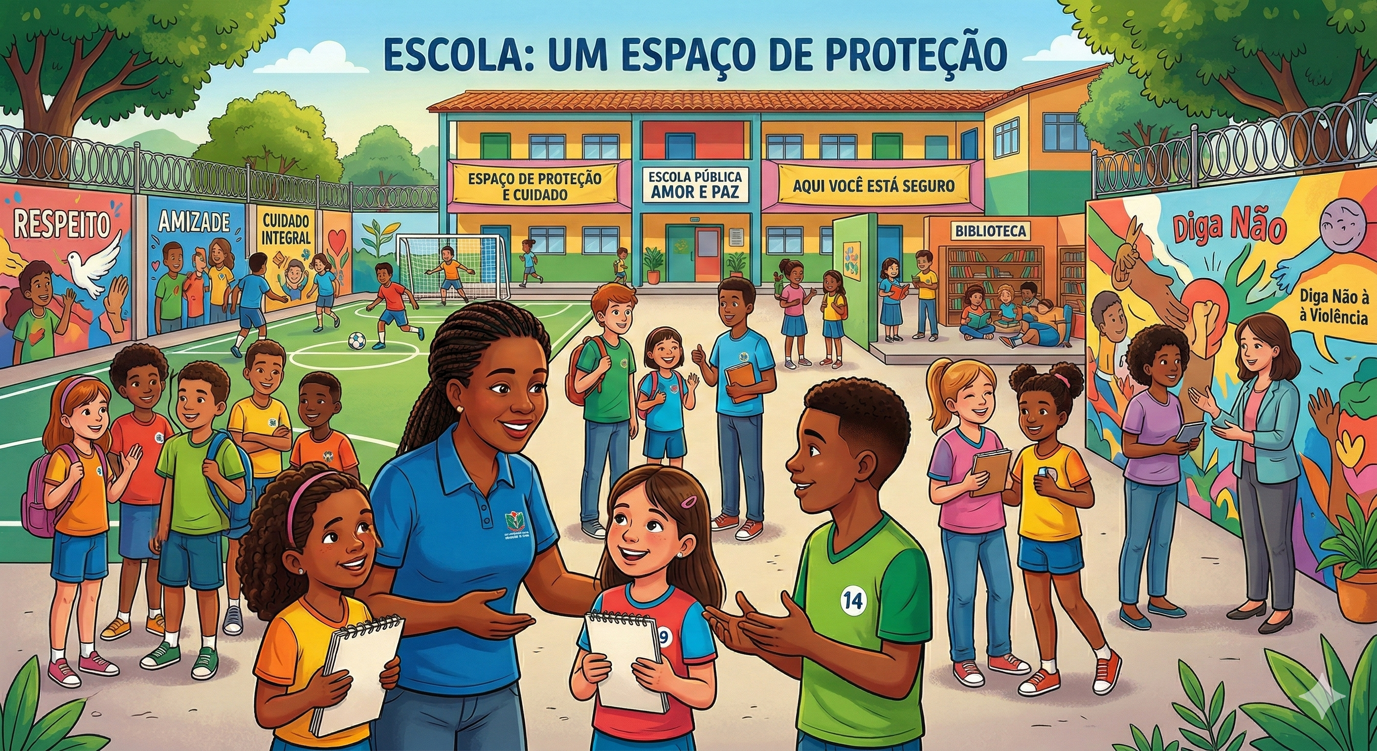 Escola: mais que educação, um refúgio seguro