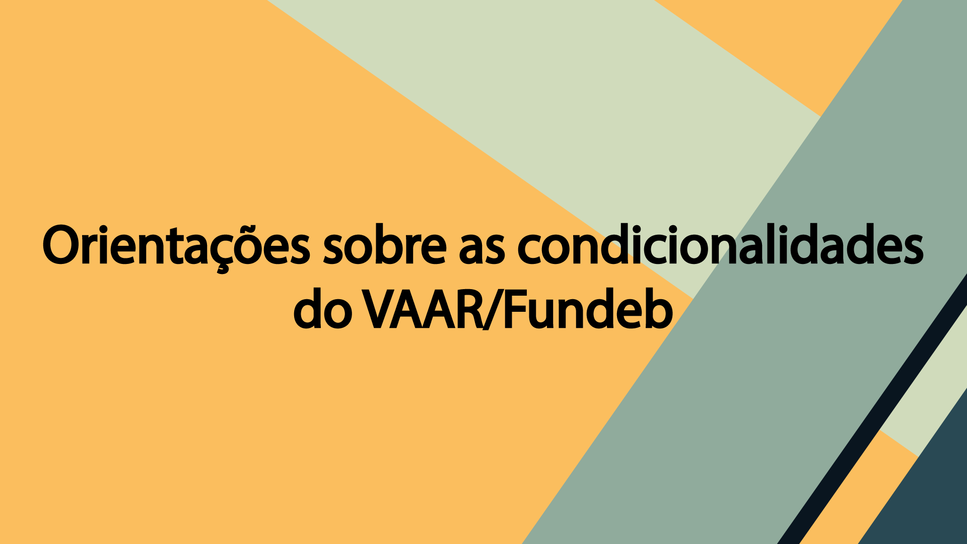 Confira, na íntegra, videoconferência que orientou sobre as condicionalidades do VAAR/Fundeb